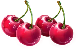 Cherries symbol with the lowest line payout