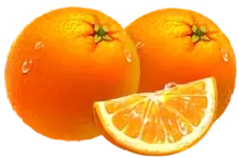 Oranges low paying fruit symbol
